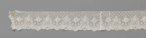 Strook kloskant met zeszijdige medaillons by anonymous, other, 1855-1869