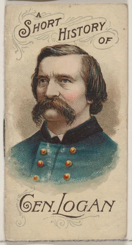 A Short History of General John A. Logan, from the Histories of Generals series of booklets (N78) for Duke brand cigarettes by W. Duke, Sons & Co., print, 1888