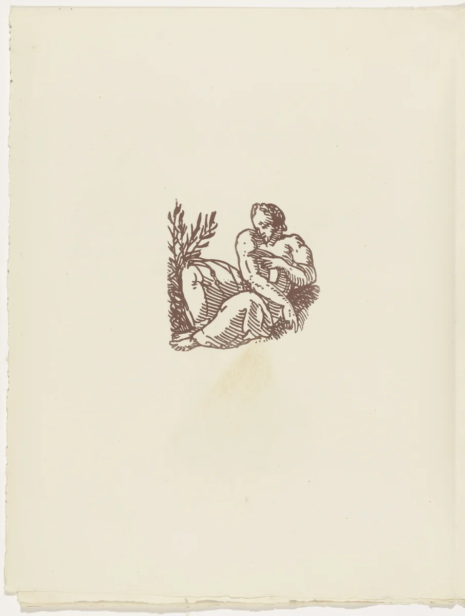 Vignette (folio 14 verso) from Les Amours (The Loves) by Émile Bernard, illustrated book, 1915