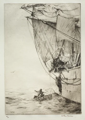 The Pilot by Arthur John Trevor Briscoe, print, 1925