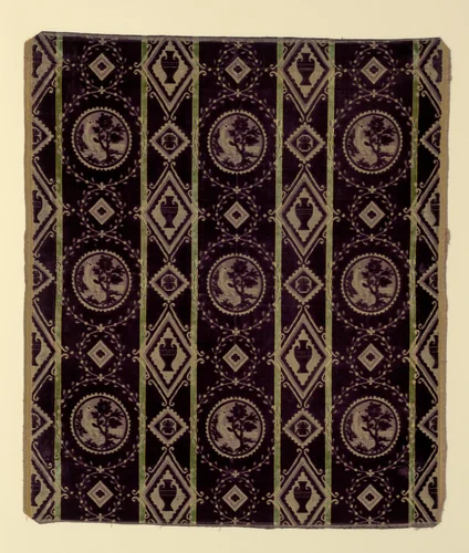Panel by France Auvergne (?), textile, 1775-1799
