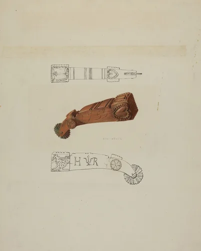 Pa. German Pie Marker by Roy Weber, index of american design, 1938
