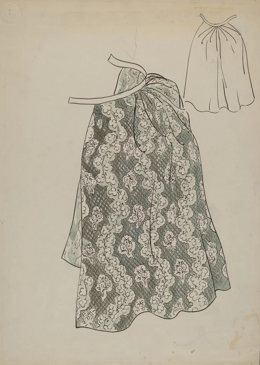 Bustle by Lillian Causey, index of american design, 1936