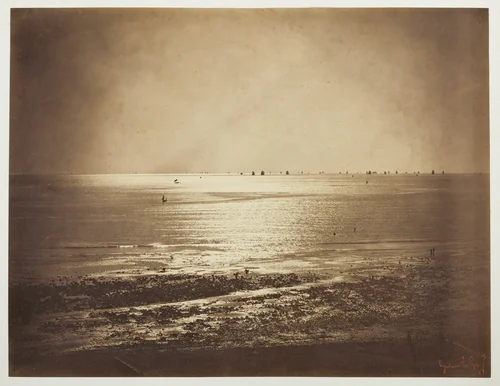 Seascape, Normandy by Gustave Le Gray, photograph, 1856-1857