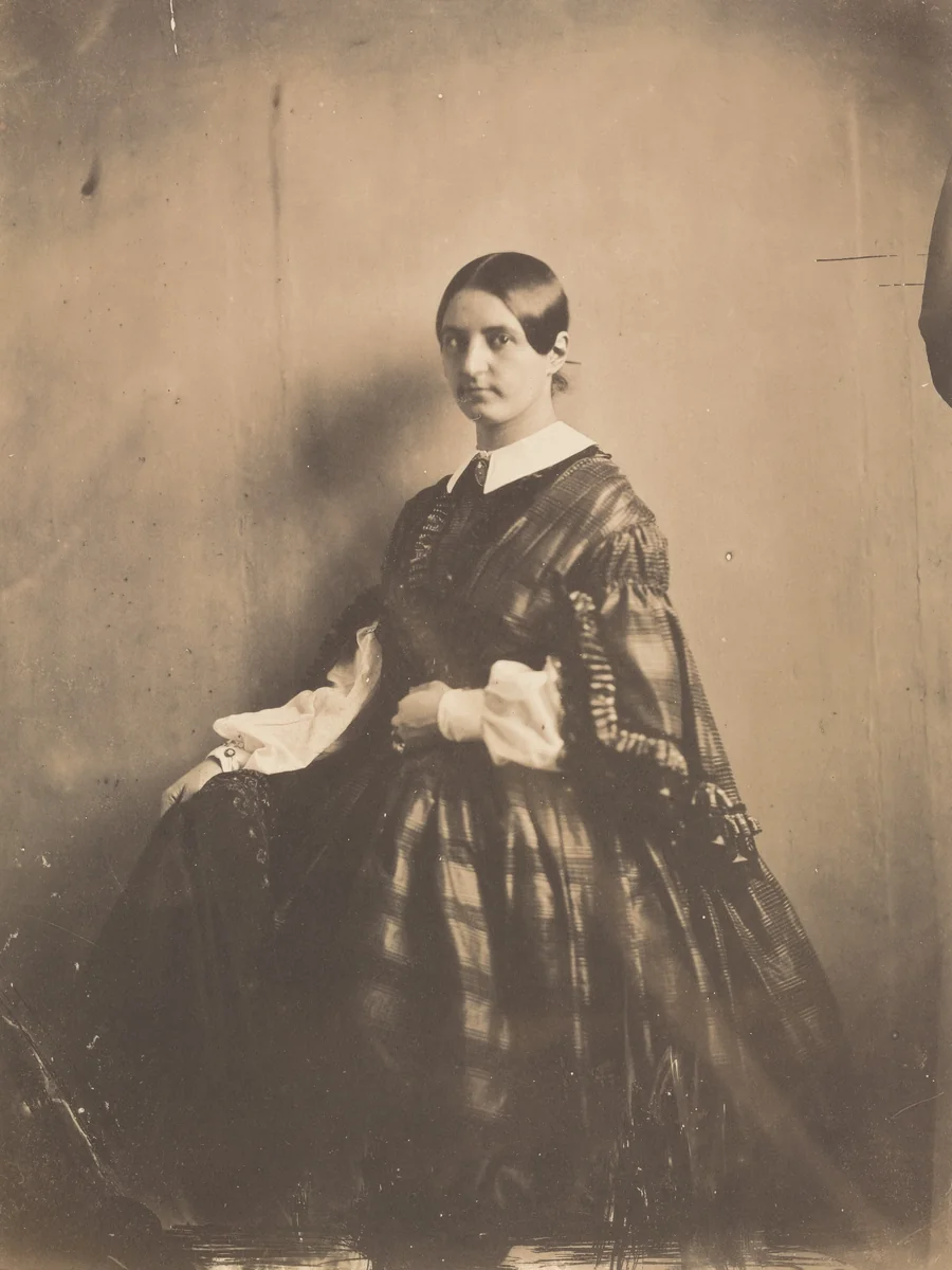 Portrait of a Woman by Frank Chauvassaigne, photograph, 1845-1855