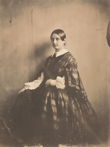Portrait of a Woman by Frank Chauvassaigne, photograph, 1845-1855