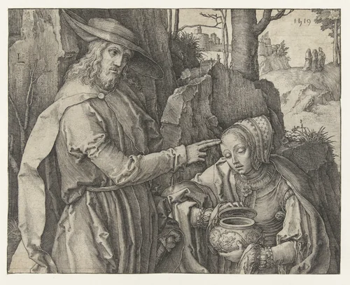 Christus verschijnt aan Maria Magdalena by Unknown, print, 1519