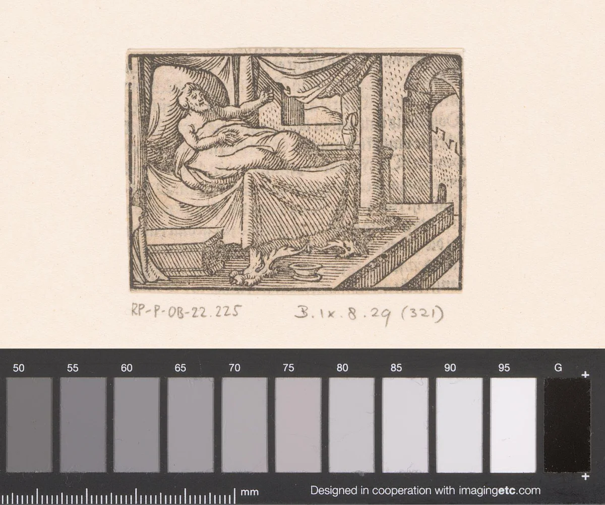 Fabel van de bedrieger by Virgilius Solis, print, 1566