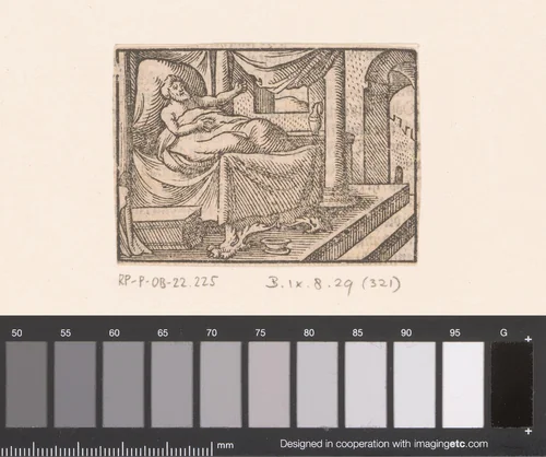 Fabel van de bedrieger by Virgilius Solis, print, 1566