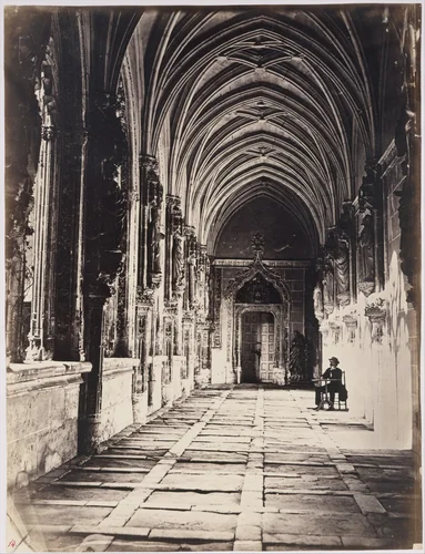 [Cloisters of the Church of Saint John of the Kings, Toledo, Spain] by Charles Clifford, photograph, 1856-1860