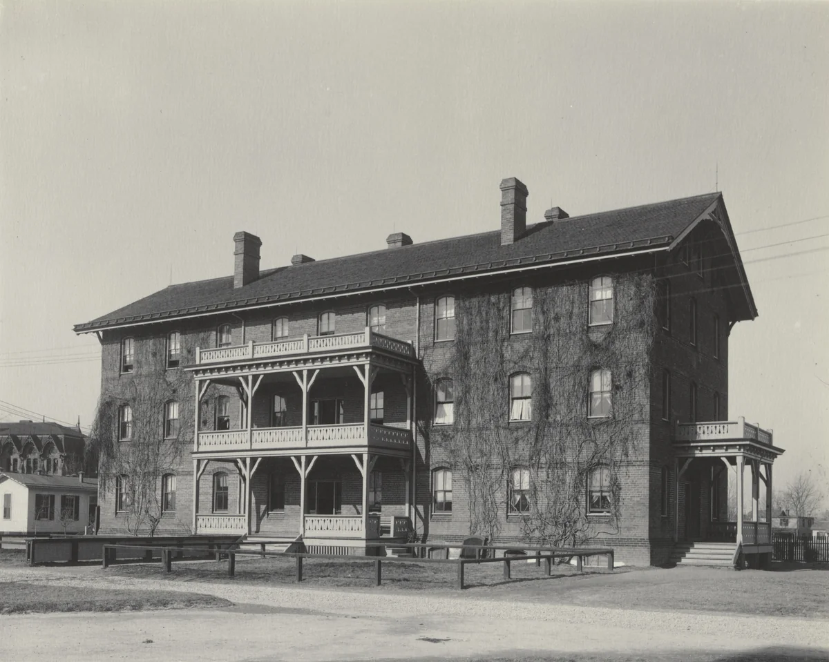 The Wigwam. Dormitory for Indian boys by Frances Benjamin Johnston, photograph, 1899