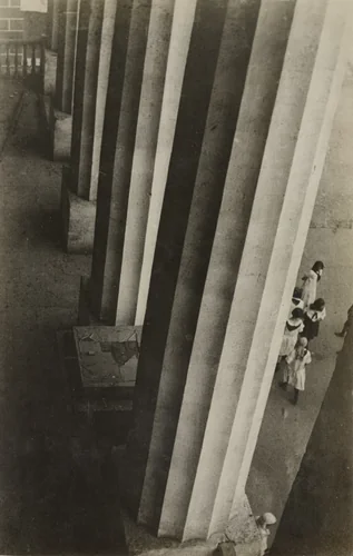 Columns of the Museum of the Revolution by Aleksandr Rodchenko, photograph, 1926