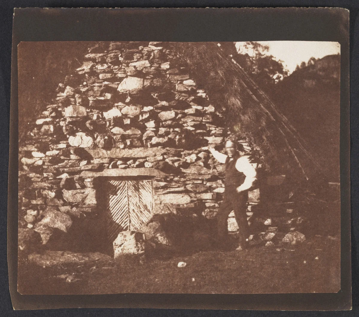 Highland Hut, Loch Katrine by William Henry Fox Talbot, photograph, 1844