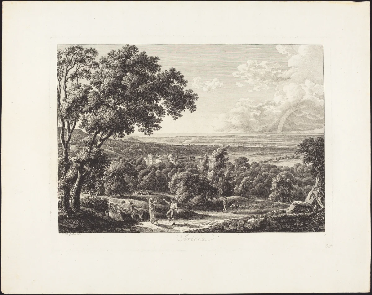 Aricia by Johann Christian Reinhart, portfolio, 1761-1847