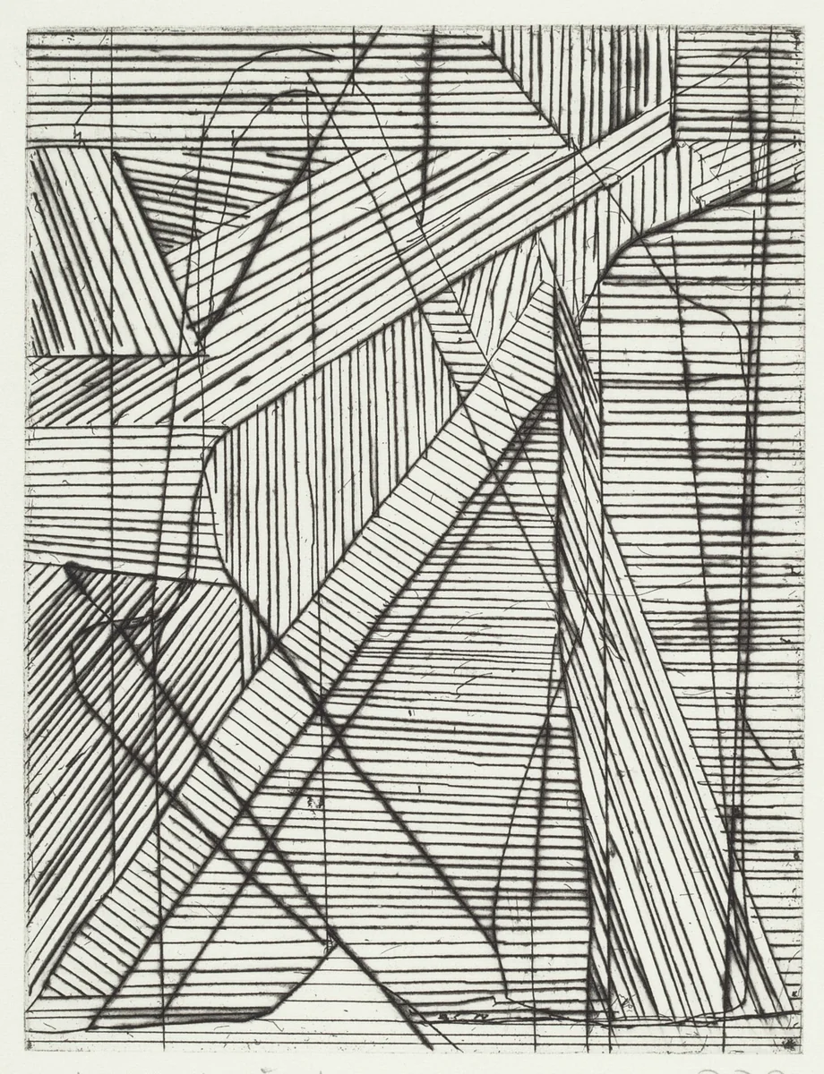 Irregular Grid by Richard Diebenkorn, print, 1980