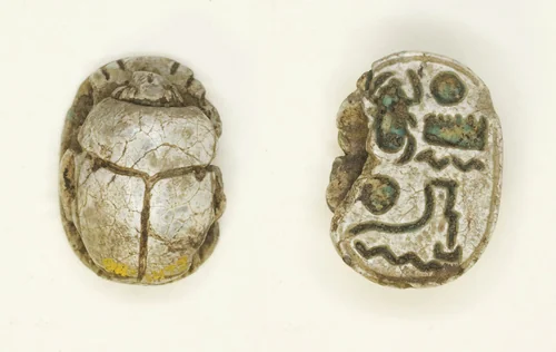 Scarab: Menkheperra (Thutmose III) by Egyptian, other, -1295--1069
