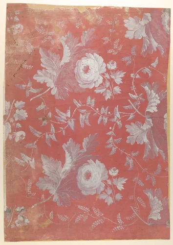 Design for Patterned Silk by Jean François Bony, drawing, 1775-1825