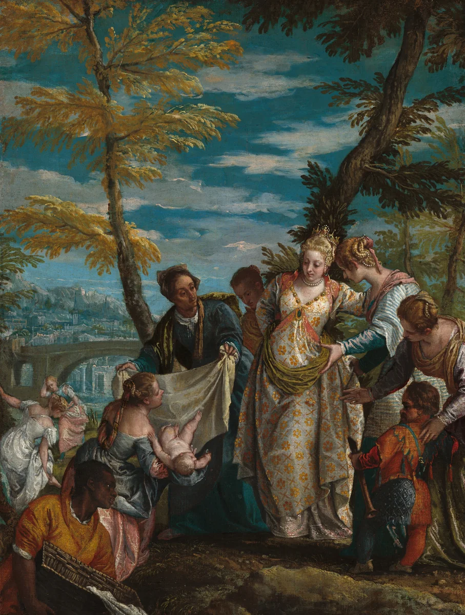 The Finding of Moses by Veronese, painting, 1581-1582
