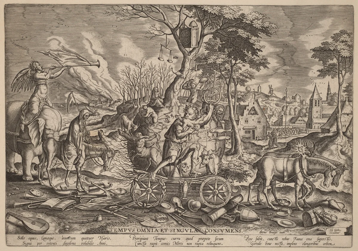 The Triumph of Time by Pieter Bruegel the Elder, print, 1537-1612