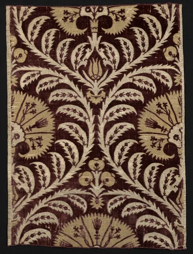 Panel by Turkey, Bursa, textile, 1575-1600