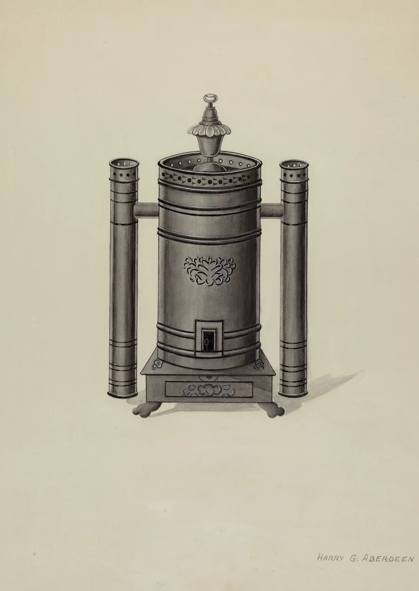 Stove by Harry Aberdeen, index of american design, 1937