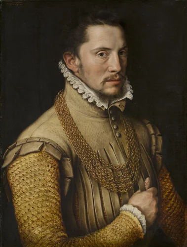 Portrait of a Man by Anthonis Mor, painting, 1561