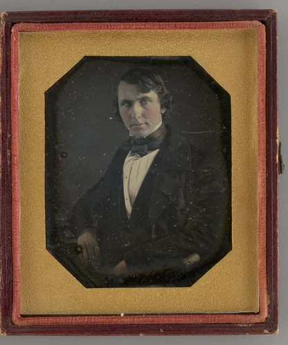 Untitled (Portrait of a Seated Man) by Unknown maker, other, 1845