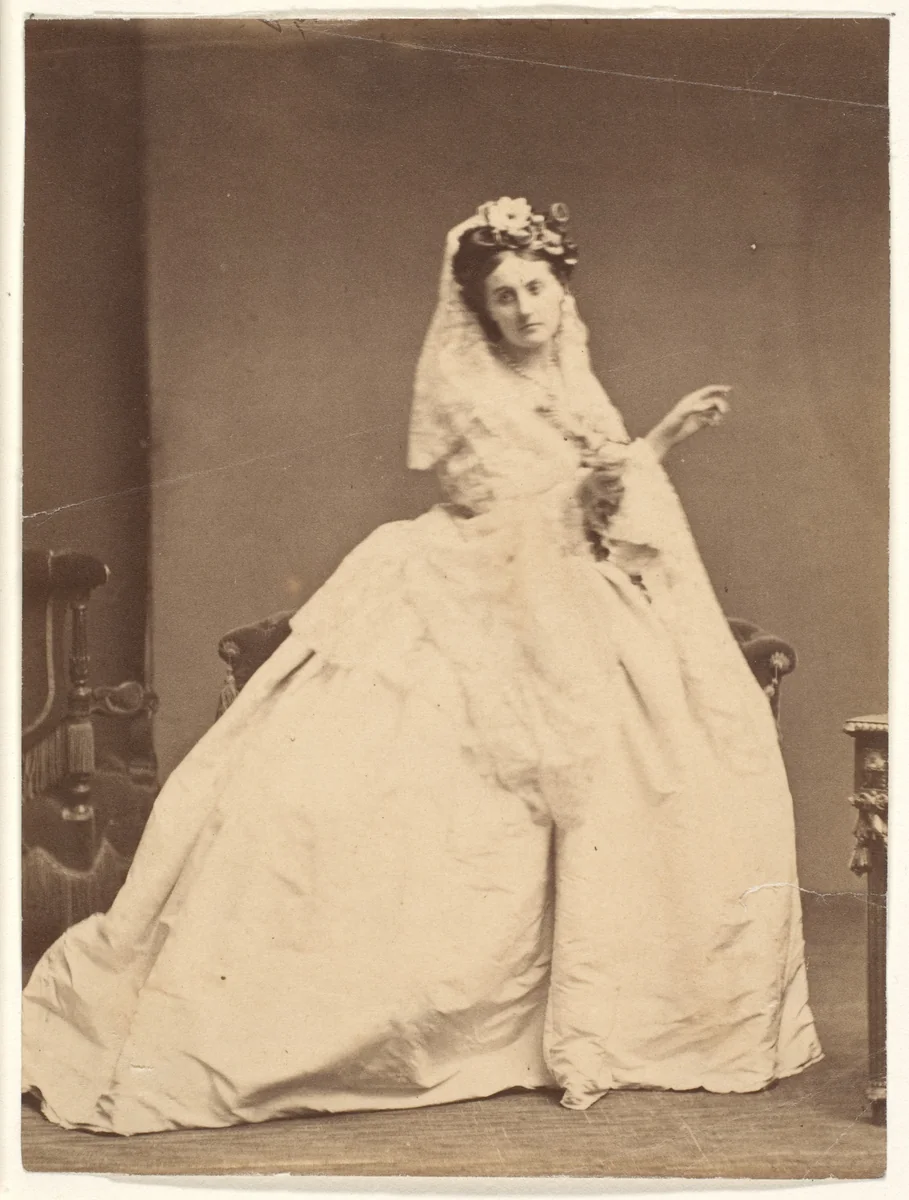 La robe bouffante by Pierre-Louis Pierson, photograph, 1860-1869