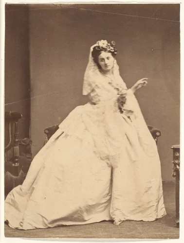 La robe bouffante by Pierre-Louis Pierson, photograph, 1860-1869