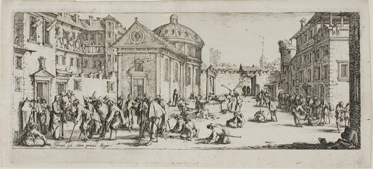 The Hospital, plate fifteen from The Miseries of War by Jacques Callot, print, 1612-1635