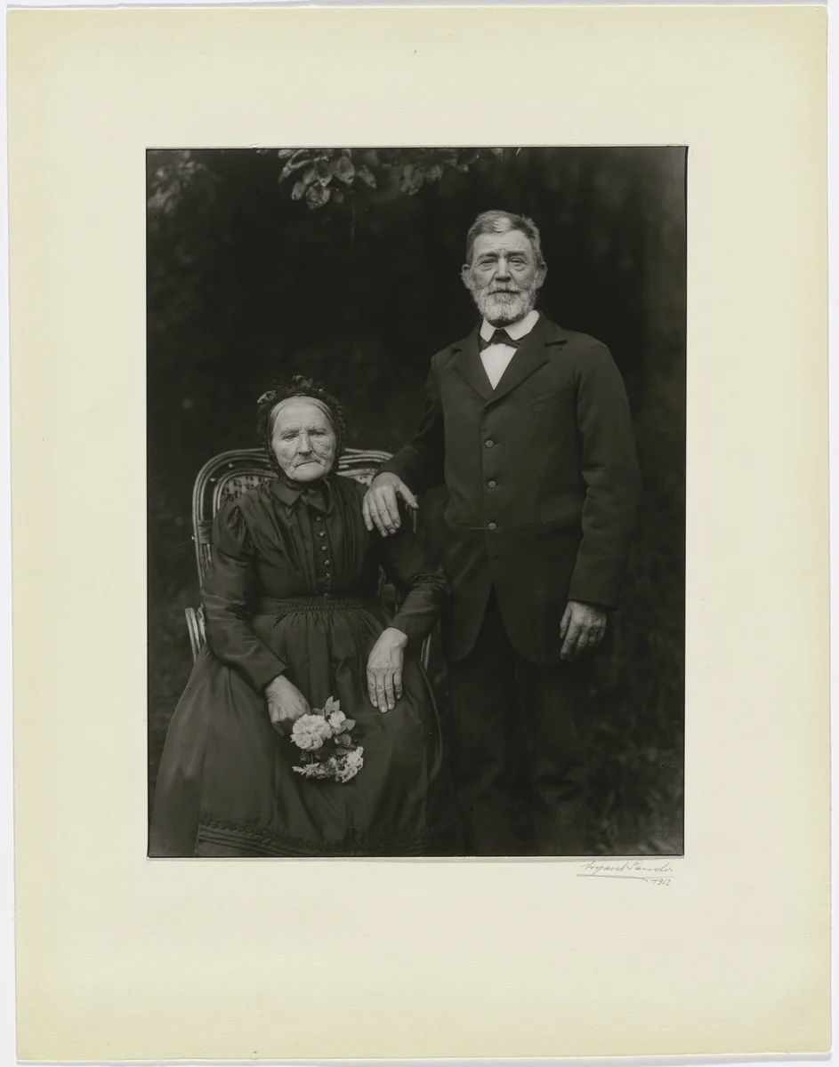 Farming Couple–Propriety and Harmony by August Sander, photograph, 1912