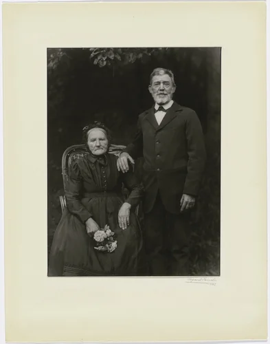 Farming Couple–Propriety and Harmony by August Sander, photograph, 1912