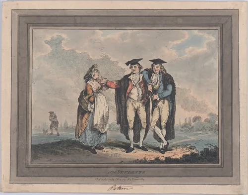 The Students by Thomas Rowlandson, print, 1793