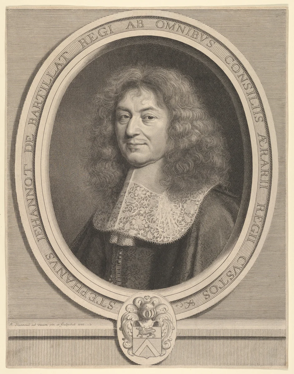 Étienne Jehannot de Bartillat by Robert Nanteuil, print, 1661-1671