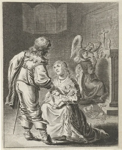 Reinheid en ijdelheid by Pieter Nolpe, print, 1640