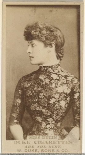 Miss Dulin, from the Actors and Actresses series (N145-7) issued by Duke Sons & Co. to promote Duke Cigarettes by W. Duke, Sons & Co., photograph, 1880-1889