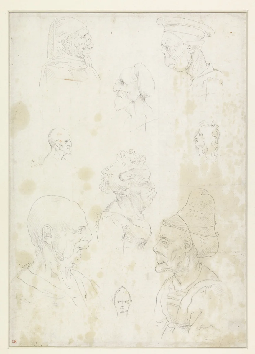 Karikaturen by anonymous, drawing, 1800-1900