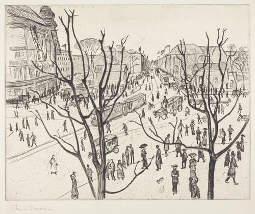 City Square by Theo von Brockhusen, print, 1882-1919