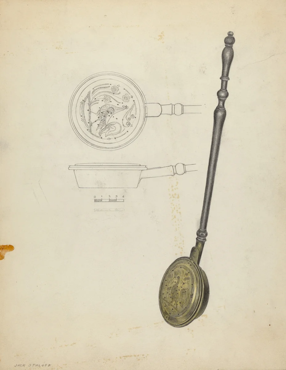 Warmer by Jack Staloff, index of american design, 1938