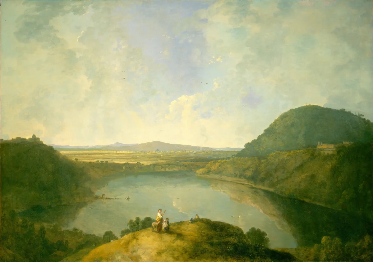 Lake Albano by Richard Wilson, painting, 1762