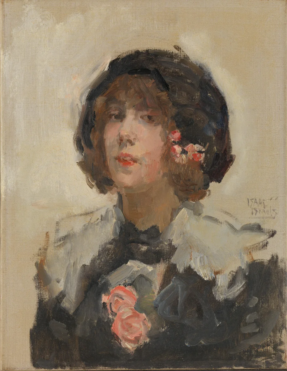 Portrait of a Woman by Isaac Israels, painting, 1900-1922