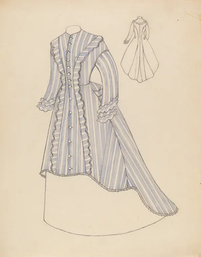 Wrapper by Mae Szilvasy, index of american design, 1937