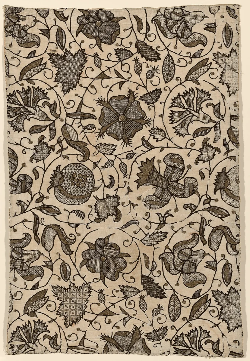 Cushion Cover (Made from Woman's Dress) by England, textile, 1575-1600