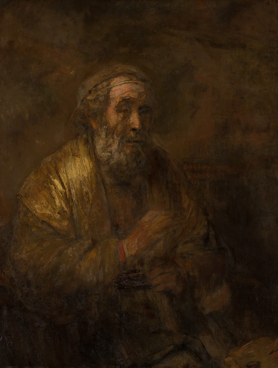 Homer by Rembrandt van Rijn, painting, 1663