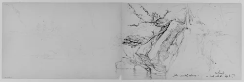 Mohonk, 1871 (from Sketchbook) by Daniel Huntington, artwork, 1870
