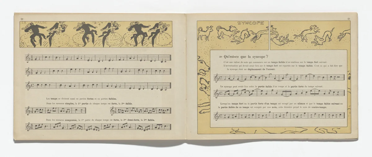 In-text plate (page 23) from Petit solfège illustré (Little Illustrated Solfège) by Pierre Bonnard, illustrated book, 1893