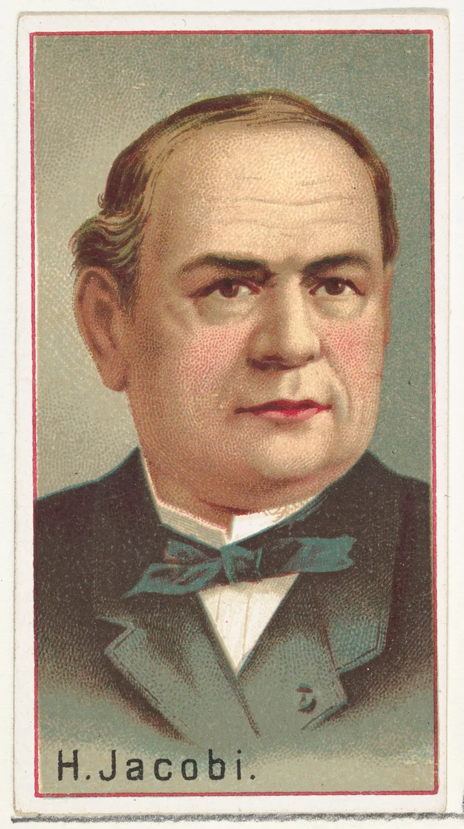 H. Jacobi, printer's sample for the World's Inventors souvenir album (A25) for Allen & Ginter Cigarettes by Allen & Ginter, print, 1888