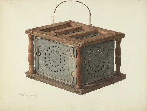 Foot Warmer by Carl Buergerniss, index of american design, 1939