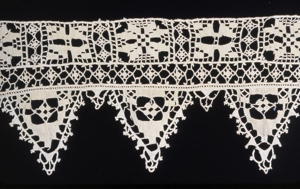 Border by Northern Italy, textile, 1801-1900