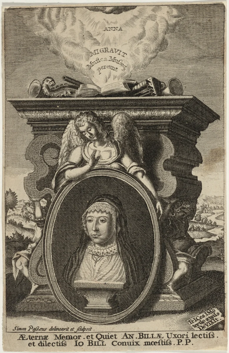Anne Bill by Simon van de Passe, print, 1595-1647